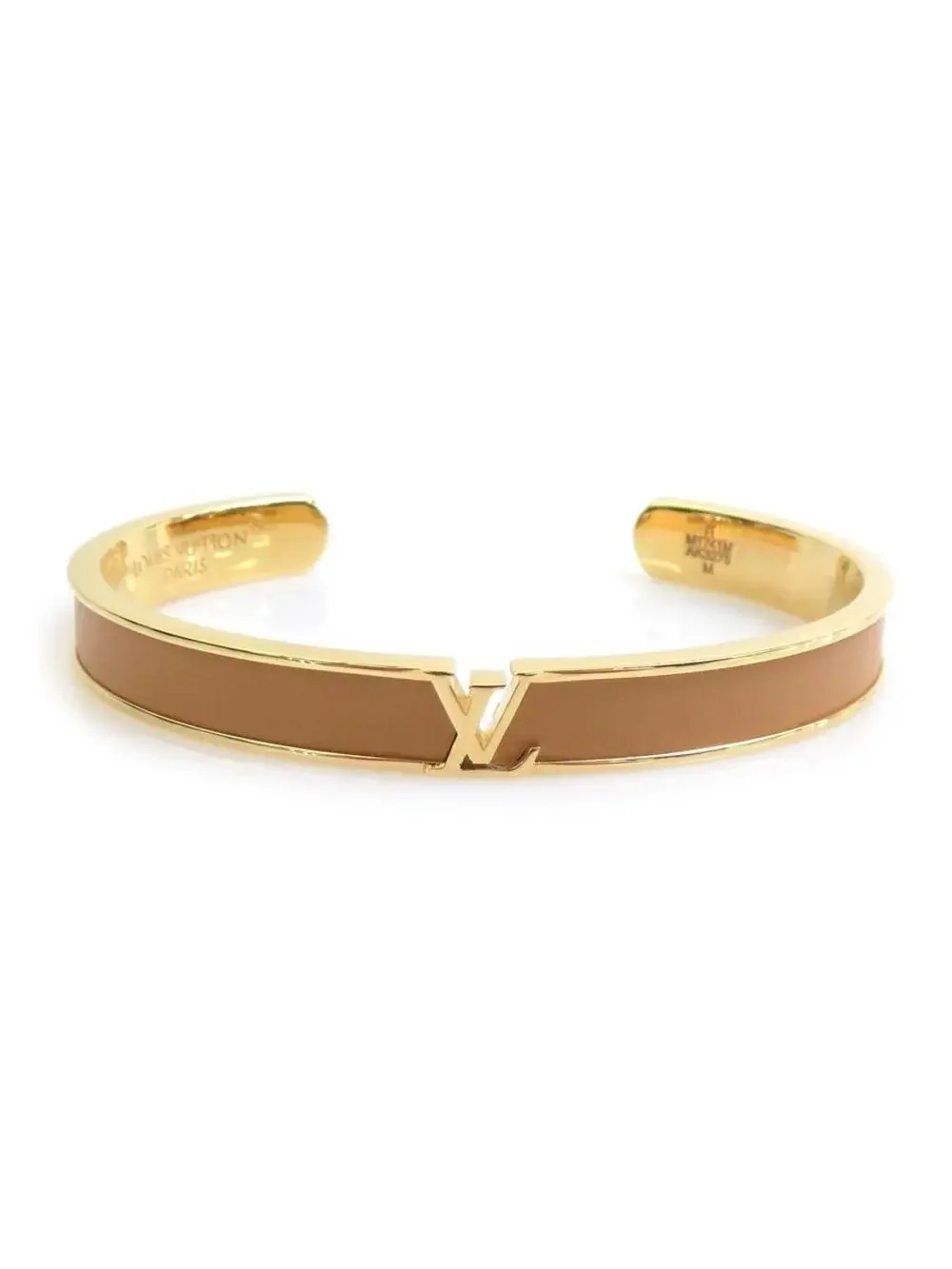 Auth Louis Vuitton Lv Initials Bangle #297515L32B